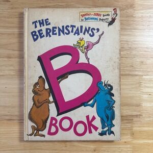 The Berenstains Book Vintage Childrens Beginner ABC Learning Book 1971